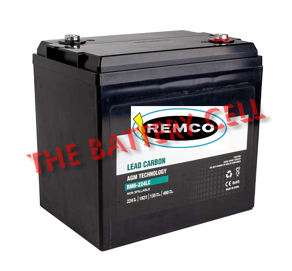 6V 224AH Lead Carbon AGM REMCO Deep Cycle Battery