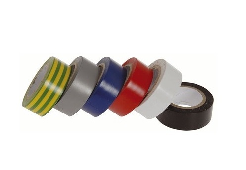 Insulation Tape x6 8m rolls Various colours