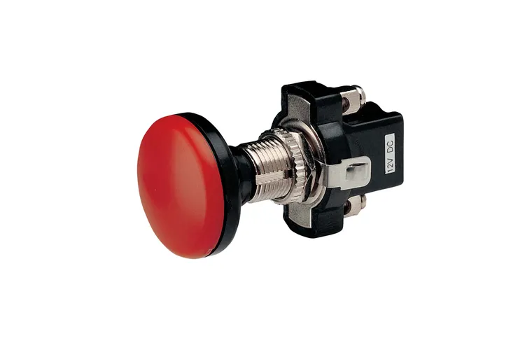Illuminated Off/On Push/Pull Switch -Red