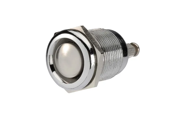 Momentary (On) Push Button Switch -stainless