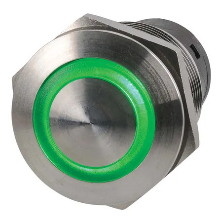 OFF/ON LED PUSH BUTTON SWITCH (GREEN)