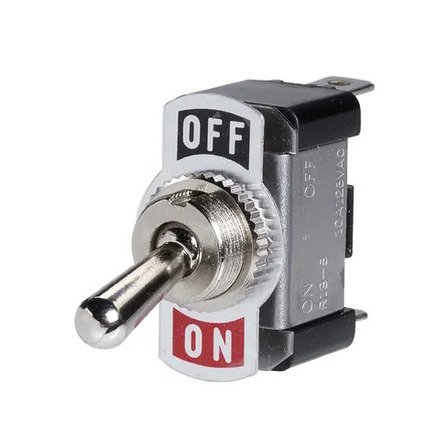 Off/On Metal Toggle Switch with Off/On Tab