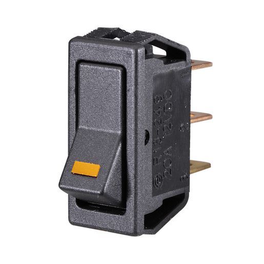 Off/On Rocker Switch with Amber LED