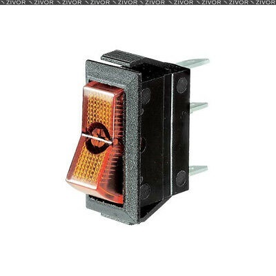 Illuminated Off/On Rocker Switch (Amber)