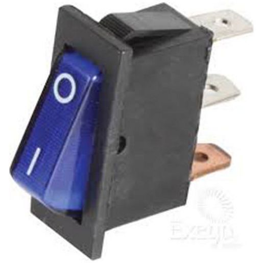 Illuminated Off/On Rocker Switch (Blue)