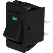 Off/On Rocker Switch with Green LED