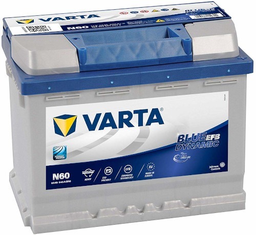 N60 VARTA Car battery 640cca HYBRID, STOP-START, EV, I-START