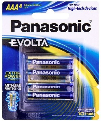Panasonic Evolta AAA Batteries - 4 Pack