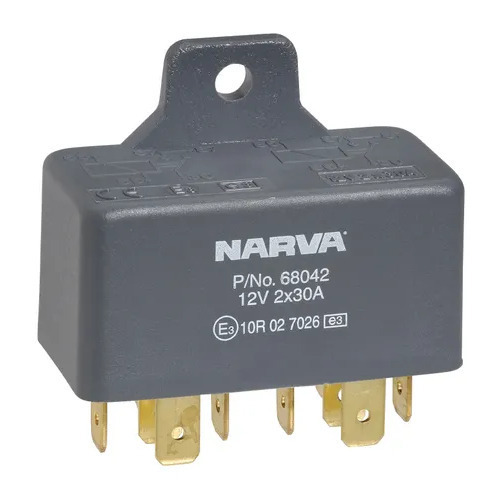 12V 30A/30A NORMALLY OPEN 5 PIN TWIN RELAY