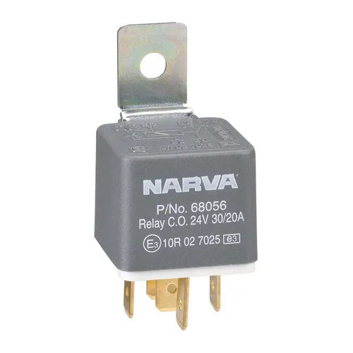24V 30A-20A CHANGE-OVER 5 PIN RELAY WITH DIODE