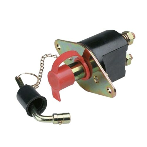 Heavy-Duty Battery Master Switch with Removable Key