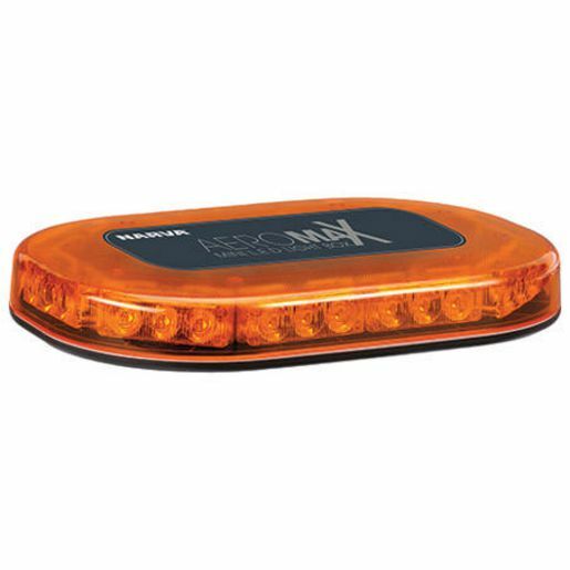 Mini L.E.D Light Box Flange Base with -Amber