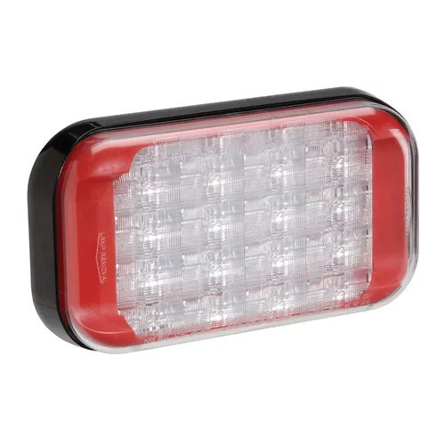 9-33 Volt High Powered LED Warning Lamp -Red, Model 41