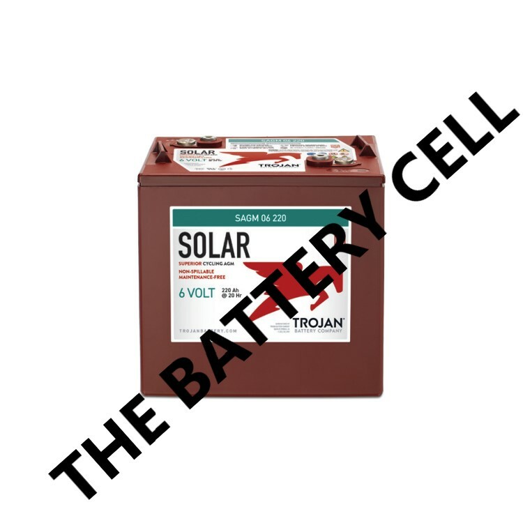 SAGM 06 220 Trojan Battery Solar AGM 6V 220Ah Deep Cycle