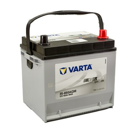 Varta Start Stop Car Battery Type 027 AGM, Varta D52 Battery