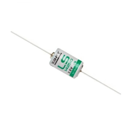 3.6v 1/2AA Lithium Thionyl Chloride Battery with axial Solder Leads