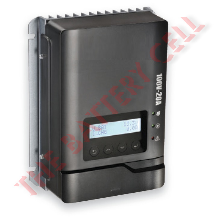 20A 12~48V MPPT SOLAR CONTROLLER with 100v input, Lithium Compatible