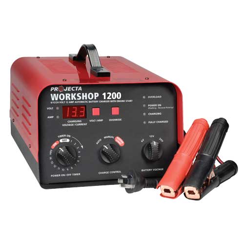 HDBC20 6/12/24V 12a, Charger with Engine Start