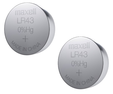 LR43 Alkaline Battery 2PK