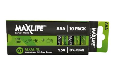 AAA Alkaline batteries 10PK