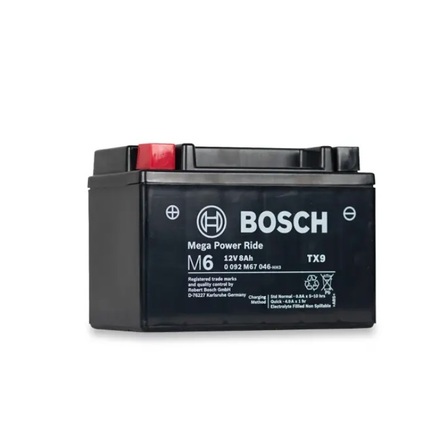 Bosch YTX9-BS AGM Motorcycle battery 120cca