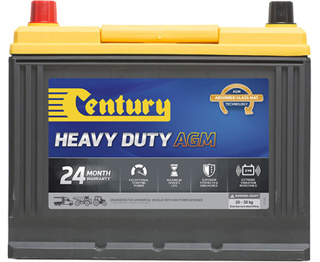 NS70XR MF Century AGM Battery CCA 750