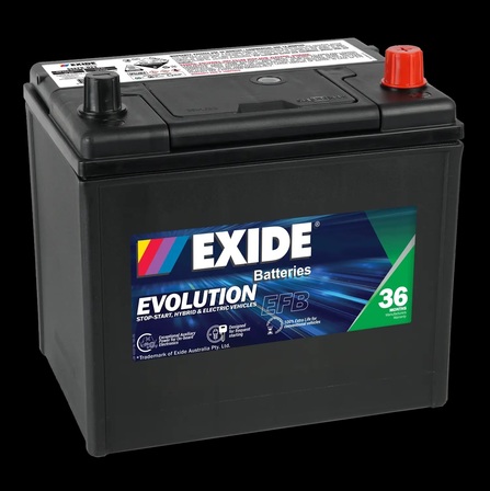 Exide EFB Start-Stop Battery 12V 650CCA - SSEFB-D23, MFD23LEF, Q85LMF