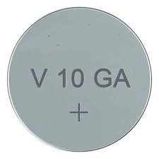 V10GA 1.5V 45mAh Calculator Alkaline Coin Battery