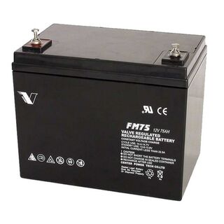 12v 75ah AGM CYCLING Battery V-POWER