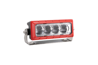 9-33 VOLT RED L.E.D SAFETY ZONE LAMP -single