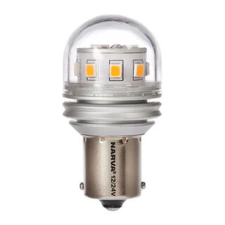 12-24V BA15S P21W LED GLOBES -2PK