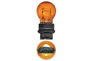 12V 27-7W W2.5 X 16Q PY27-7W AMBER WEDGE GLOBES
