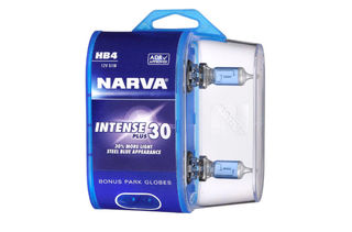 HB4 12V 51W INTENSE PLUS 30 HALOGEN HEADLIGHT GLOBES -2 PACK