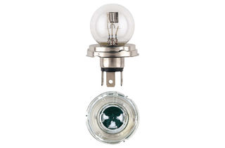 12V 45-40W P45t-41 ASYMMETRICAL HEADLAMP GLOBE -SINGLE