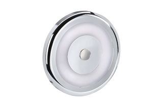 10-30 VOLT CHROME BEZEL INTERIOR LAMP WITH TOUCH SENSITIVE ON/DIM/OFF SWITCH - WARM WHITE