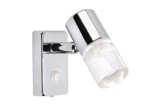 10-30 VOLT CHROME INTERIOR LAMP DIMMING W/SWITCH 6000K