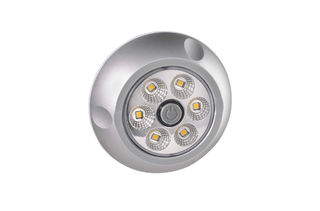 9-33V L.E.D Interior Swivel Lamp with Off/On Switch with Silver Satin Finish