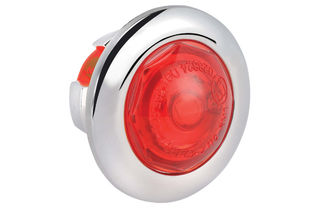 9-33V L.E.D MODEL 2 REAR END OUTLINE MARKER LAMP WITH CHROME GROMMET
