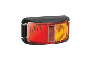 9-33 VOLT MODEL 16 LED SIDE MARKER LIGHT RED-AMBER