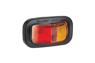 9-33 VOLT MODEL 16 VINYL LED SIDE MARKER LAMP RED-AMBER