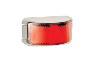 9-33 VOLT MODEL 16 WHITE LED REAR END OUTLINE MARKER LAMP -RED