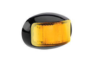 9-33 VOLT MODEL 16 OVAL LED SIDE DIRECTION INDICATOR LAMP -AMBER