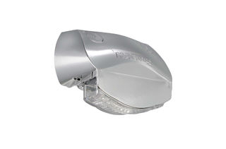 9-33 VOLT MODEL 16 X5 LED LICENCE PLATE LAMP CHROME HOUSING
