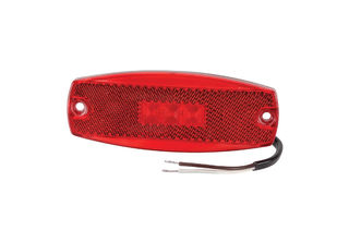9-33 VOLT MODEL 17 LED SIDE MARKER OR EXTERNAL CABIN MARKER LAMP -RED