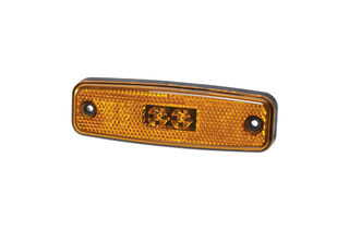 10-30 VOLT MODEL 20 LED SIDE MARKER LAMP OR FRONT END OUTLINE MARKER LAMP -AMBER