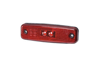 10-30 VOLT MODEL 20 LED FRONT END OUTLINE MARKER LAMP -RED