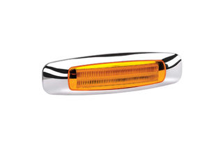 9-33 VOLT MODEL 24 LED LIGHT GUIDE SIDE MARKER LAMP -AMBER