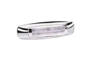 9-33 VOLT MODEL 24 LED LIGHT GUIDE FRONT END OUTLINE MARKER LAMP -WHITE