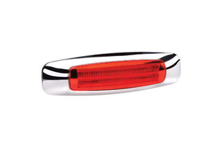 9-33 VOLT MODEL 24 LED LIGHT GUIDE REAR END OUTLINE MARKER LAMP -RED