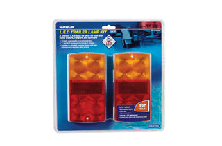 12 Volt LED Slimline Trailer LIGHT Pack 2PK